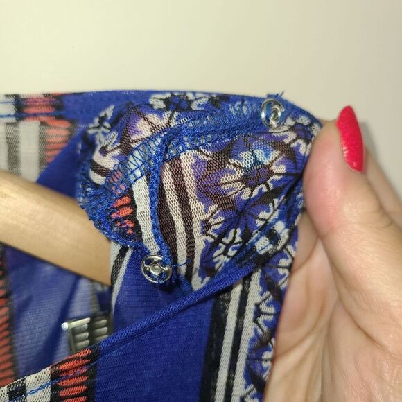 INC International Concepts Sheer Boho Blouse. **No Cami - Picture 7 of 10